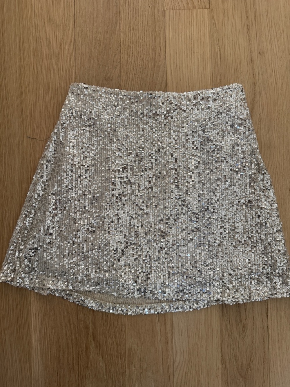 art class Silver Sequin Mini Skirt